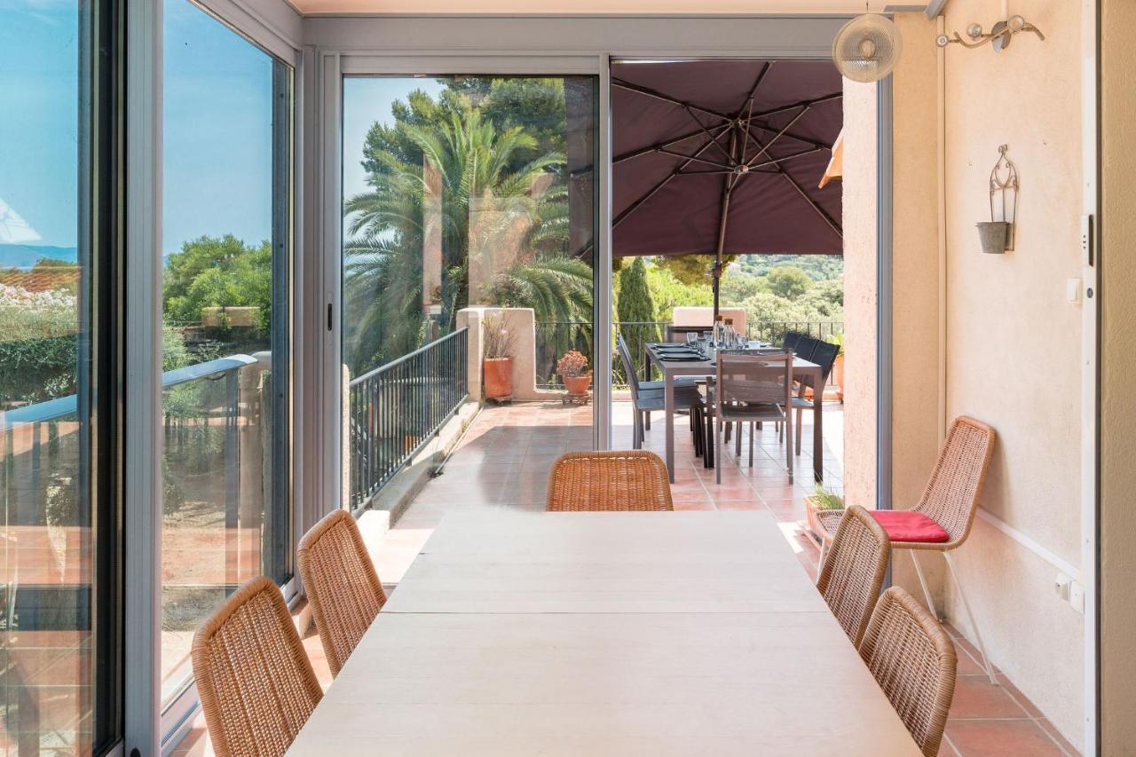 הייר Villa Vue Mer Presqu'Ile De Giens Avec Piscine מראה חיצוני תמונה