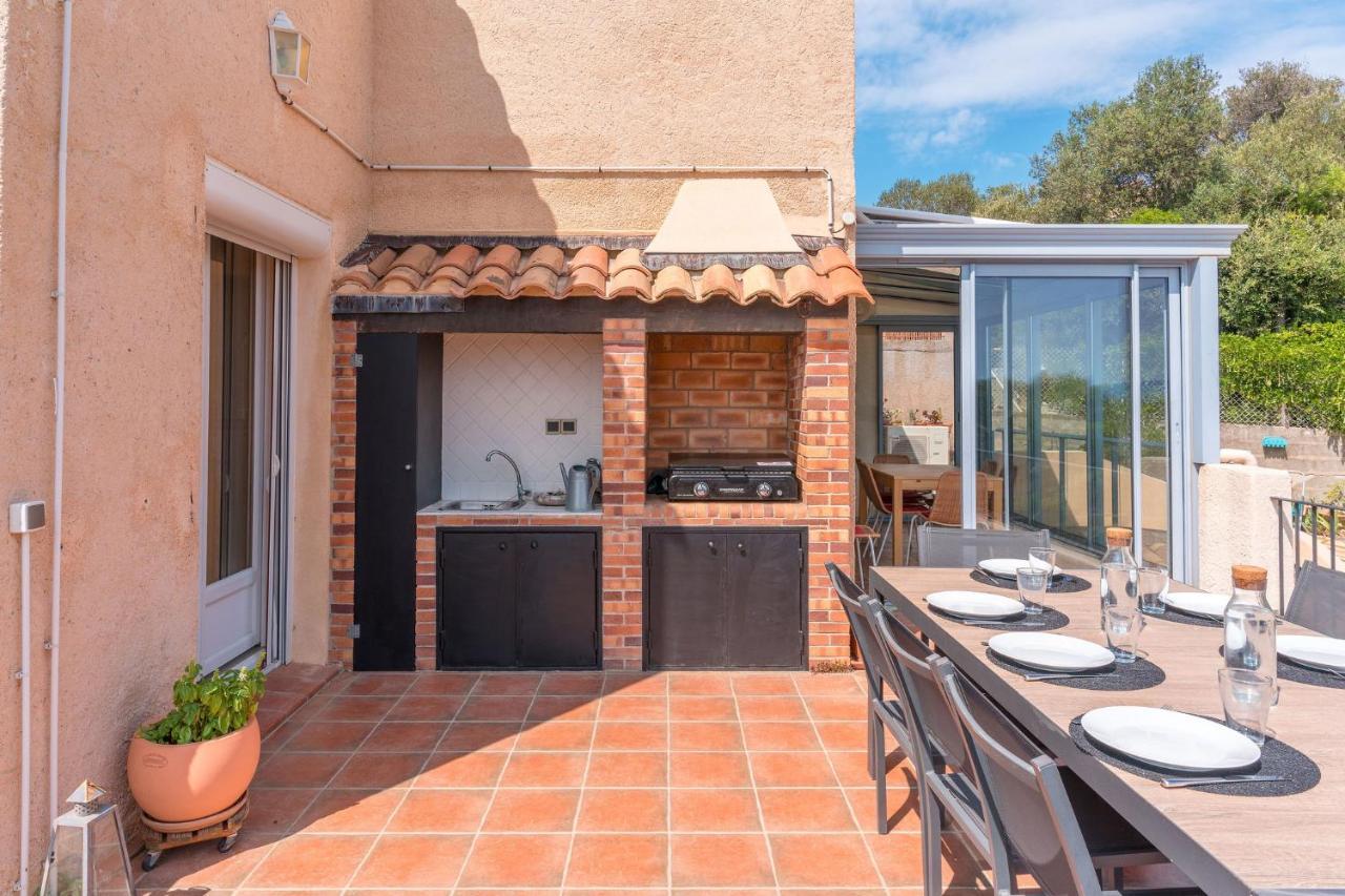 הייר Villa Vue Mer Presqu'Ile De Giens Avec Piscine מראה חיצוני תמונה