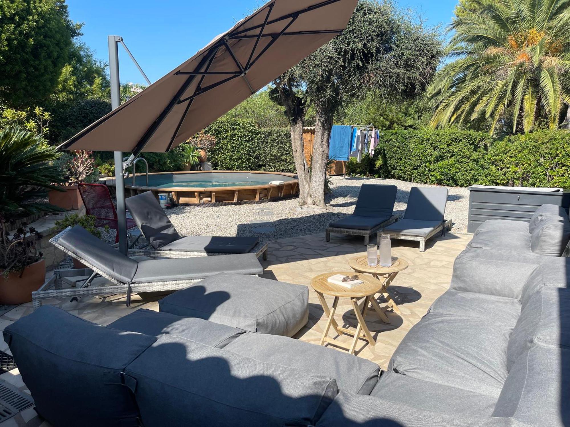הייר Villa Vue Mer Presqu'Ile De Giens Avec Piscine מראה חיצוני תמונה